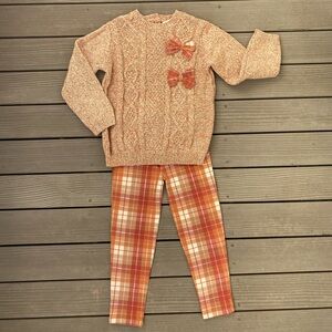 Little Lass Sweater and Leggings Outfit (NWOT), Size 4T